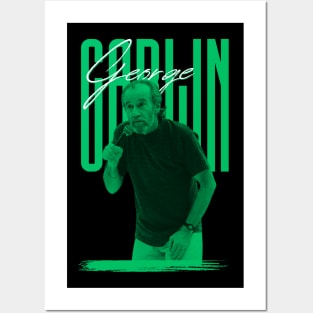 George carlin///original retro Posters and Art